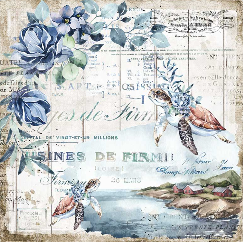 Romantic Collection - Sea Dream 12 x 12 Paper Pad Stamperia