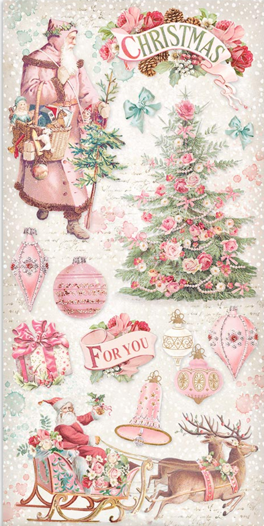Pink Christmas Collectables Stamperia