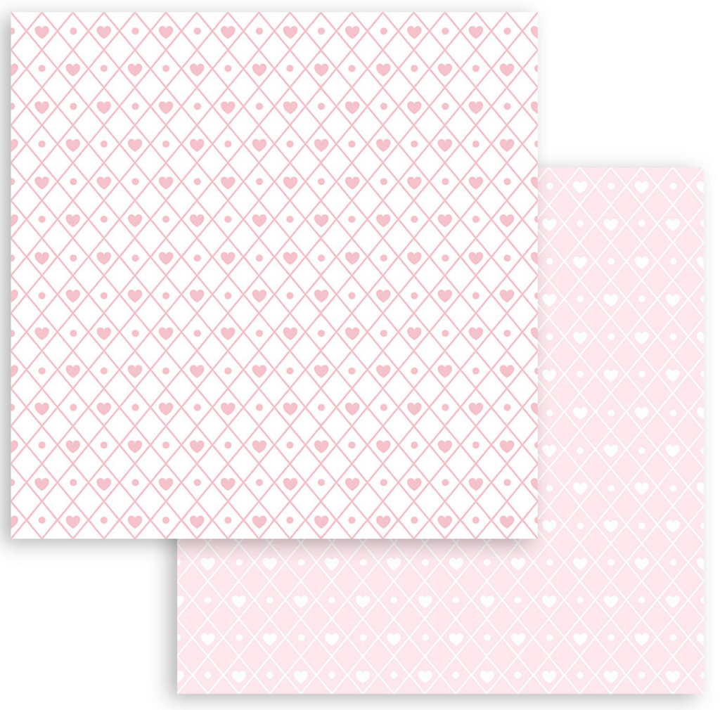 Babydream Pink 8 x 8 Paper Pad by Stamperia