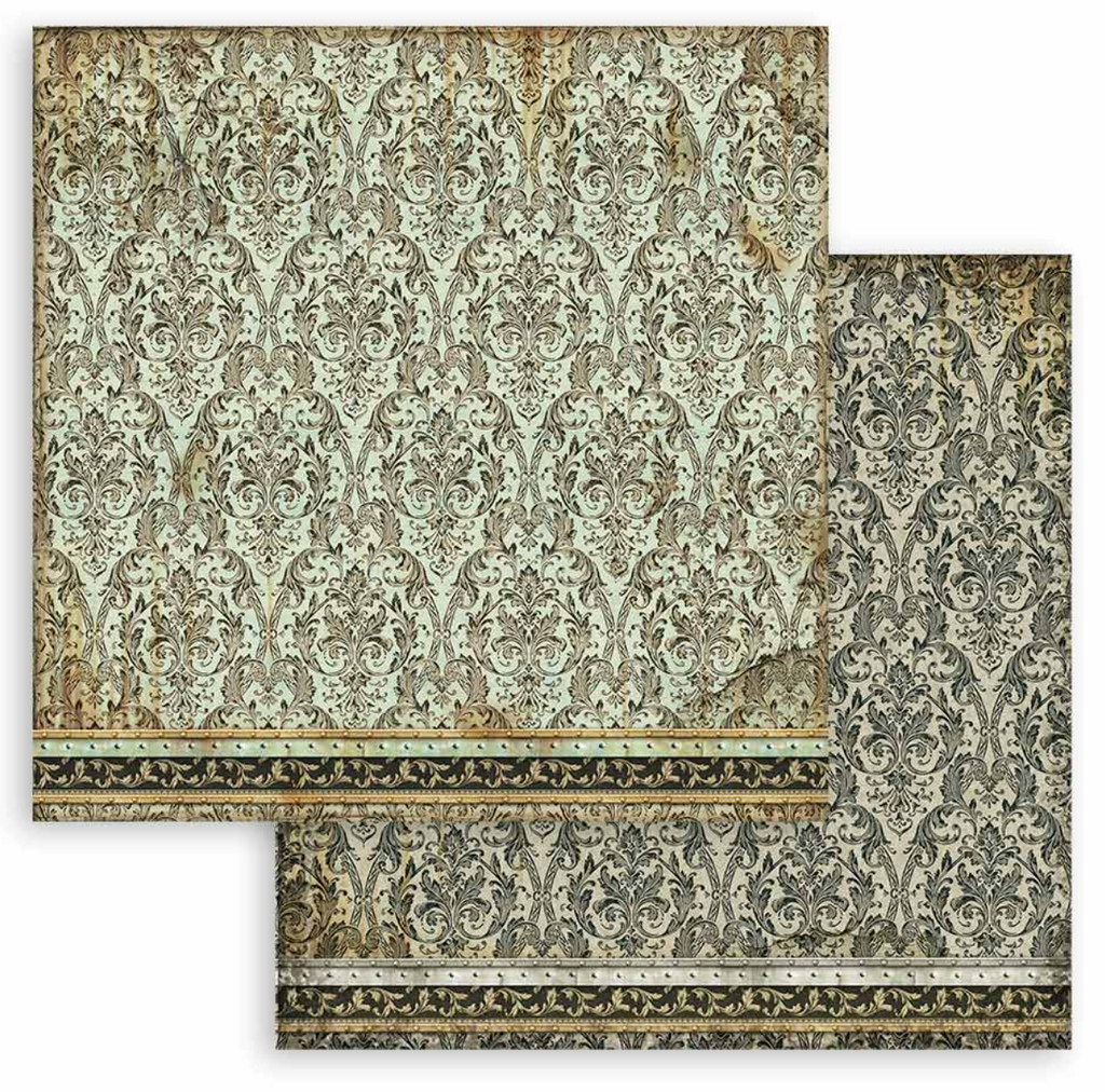 Sir Vagabond Aviator 12 x 12 Backgrounds Pad Stamperia