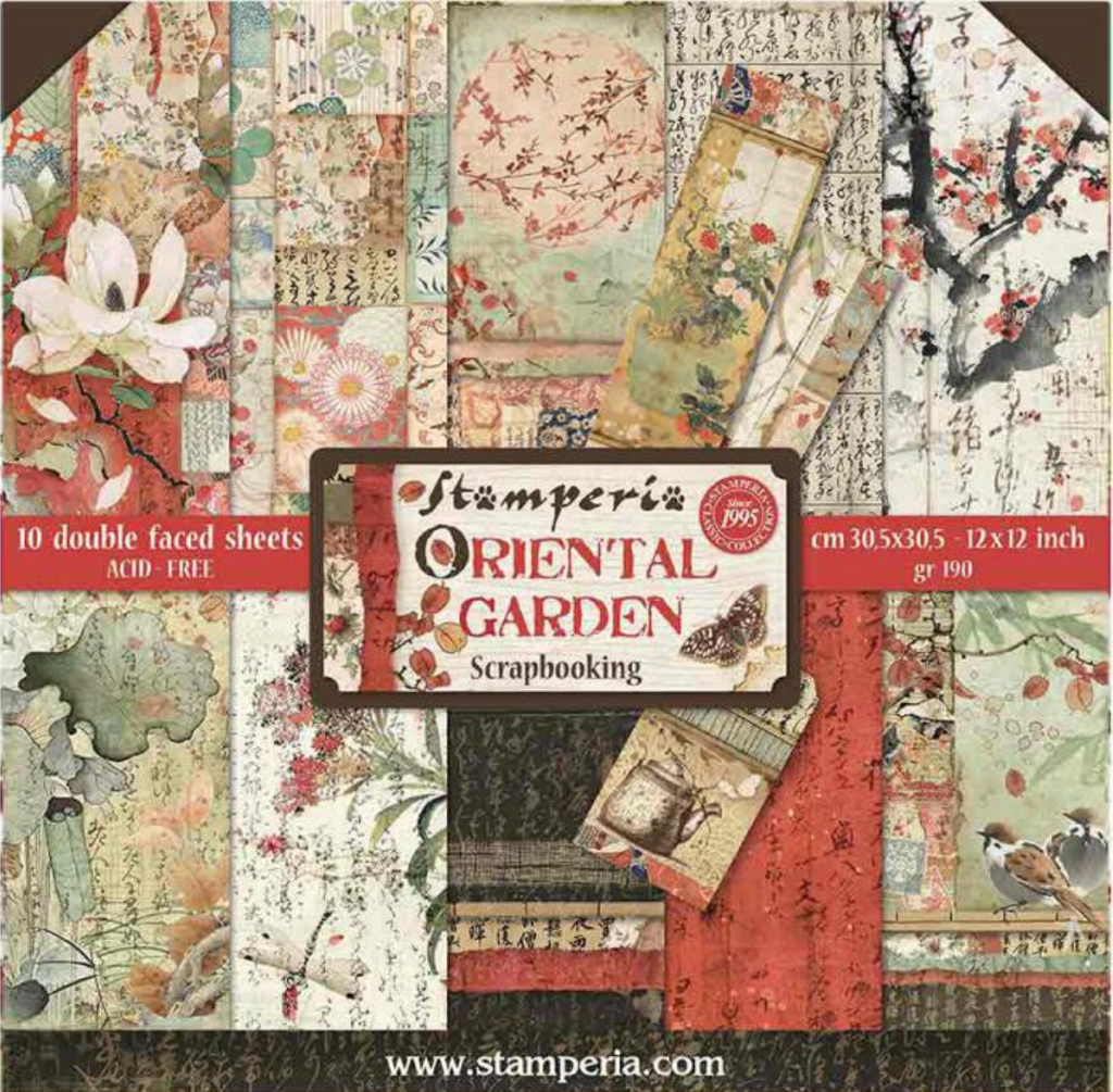 Oriental Garden 12 x 12 by Stamperia