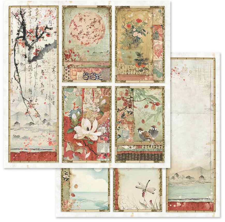 Oriental Garden 12 x 12 by Stamperia
