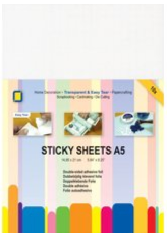 JEJE A5 Sticky Sheets 10 pack