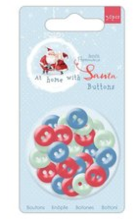 At Home with Santa Buttons - Papermania