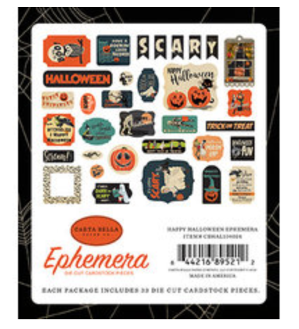 Carta Bella Happy Halloween Ephemera
