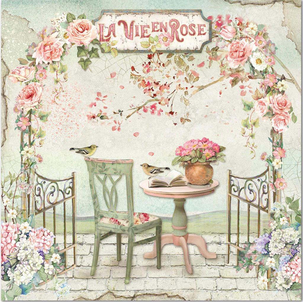 House of Roses 8 x 8 by Stamperia