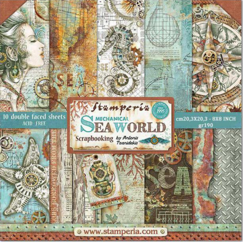 Sea World 12 x 12 by Stamperia