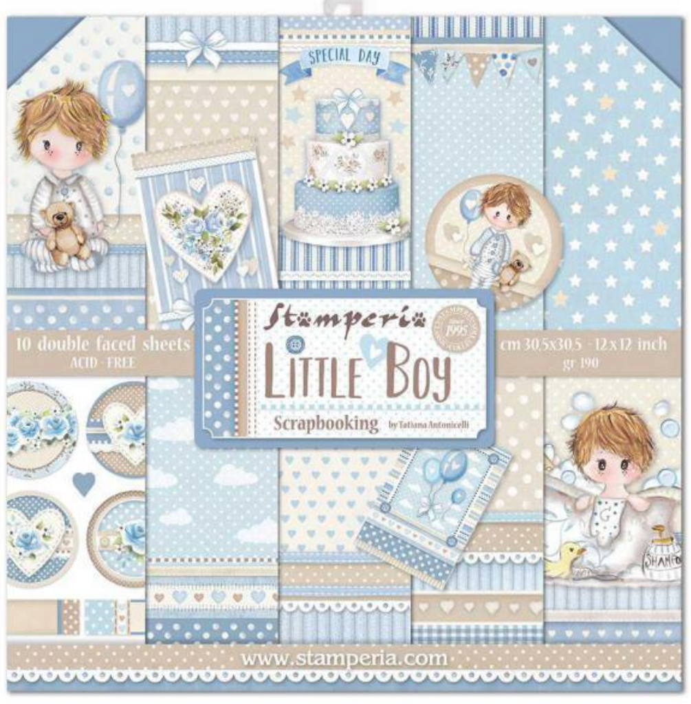 Little Boy 12 x 12 by Stamperia