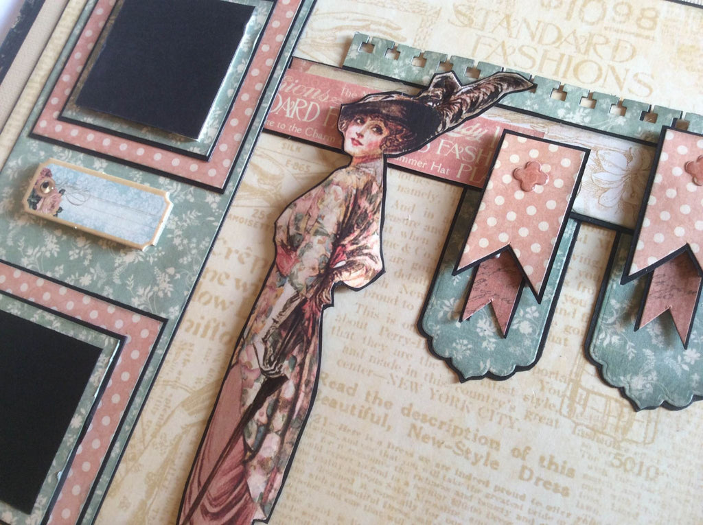 A Ladies Diary 12 x 12 Scrapbook PDF Tutorial