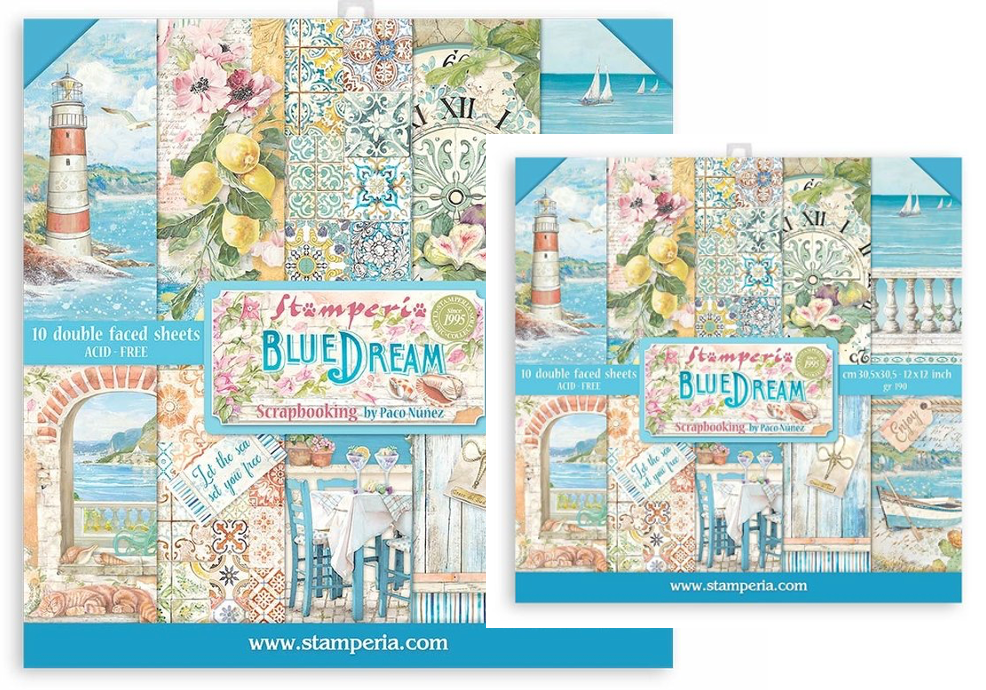 Blue Dream Paper Bundle Stamperia