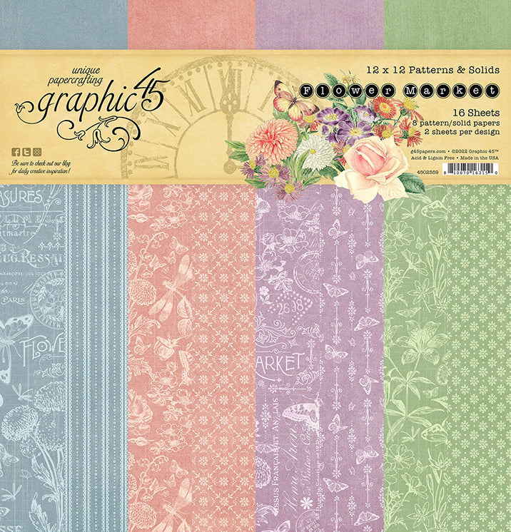 Flower Market 12 x 12 Patterns and Solids Graphic 45