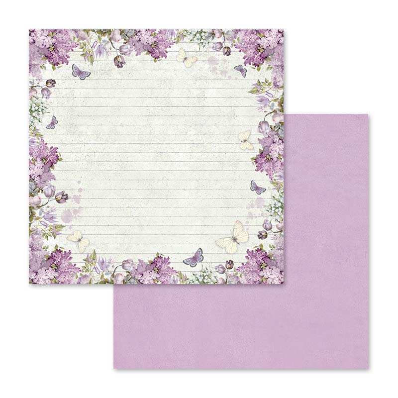 Stamperia Lilac Flowers 12 x 12 Paper Pad