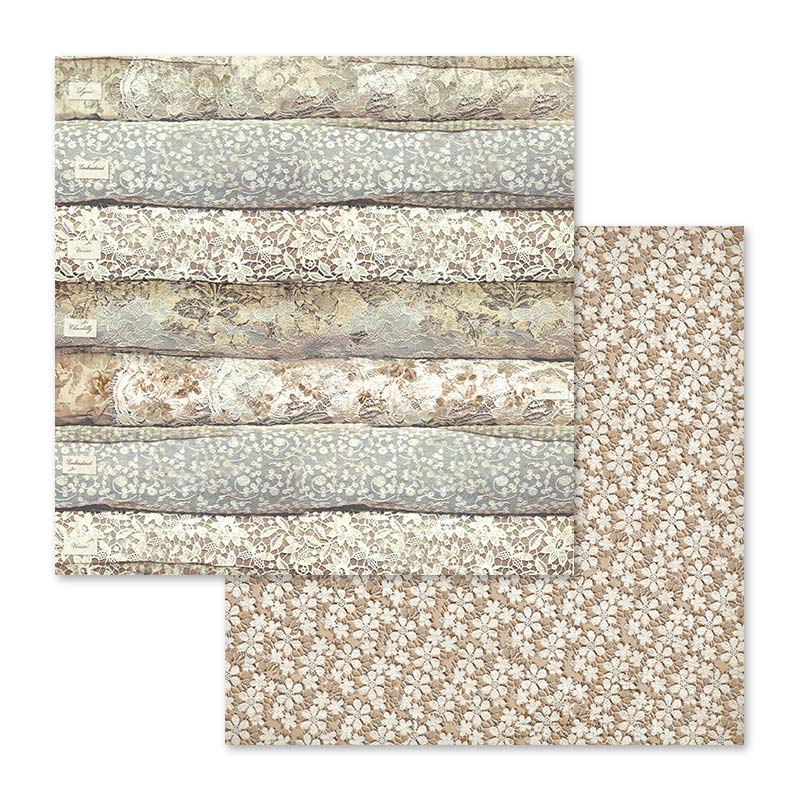 Stamperia Old Lace 12 x 12 Paper Pad