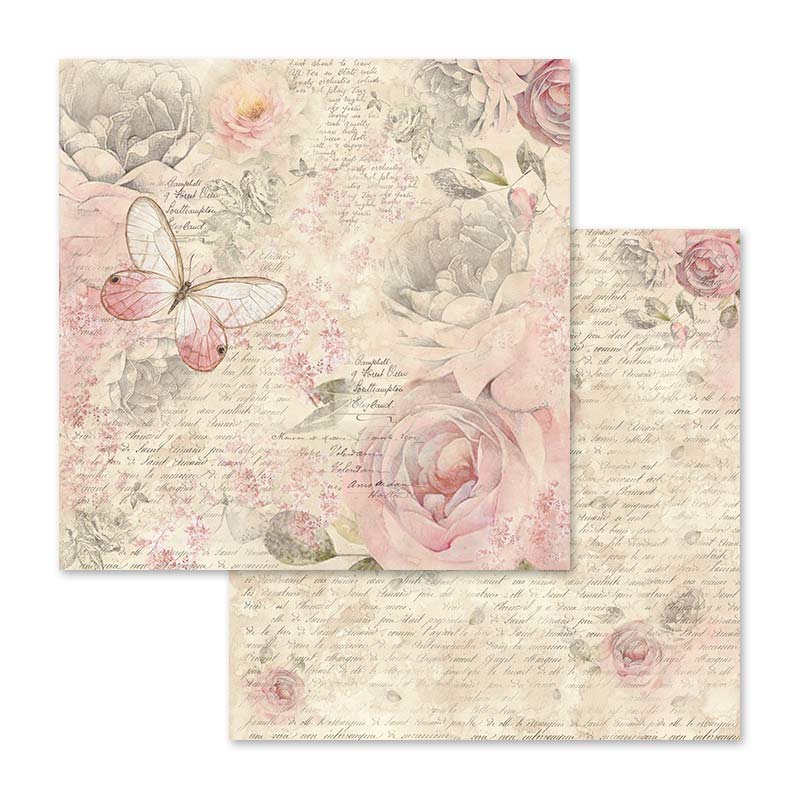 Stamperia Shabby Rose 12 x 12 Paper Pad