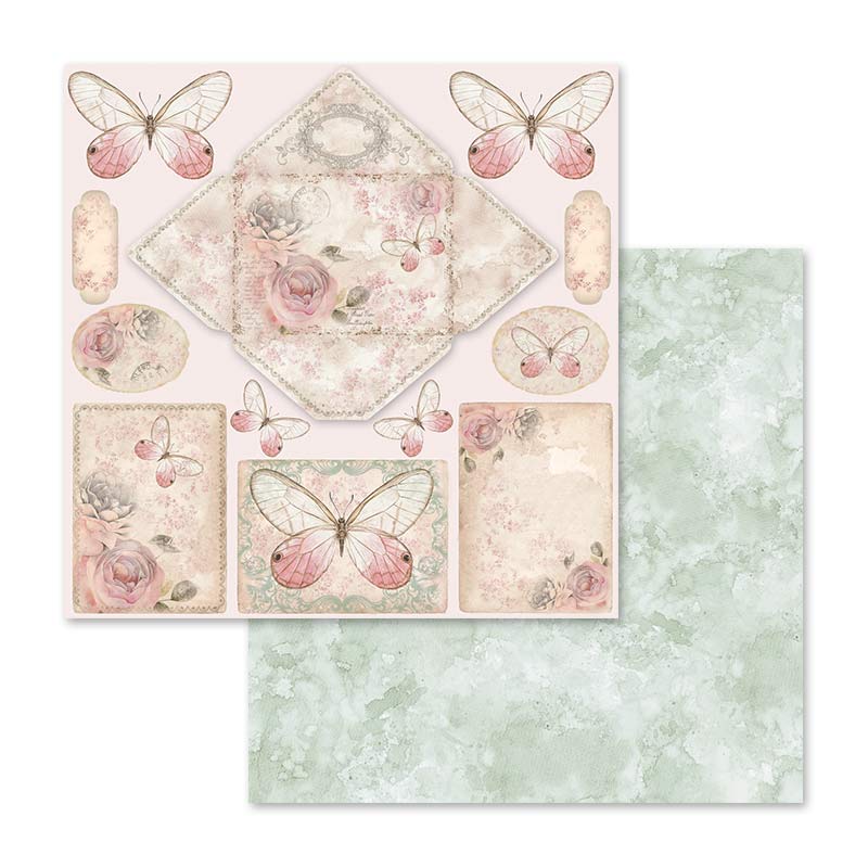 Stamperia Shabby Rose 12 x 12 Paper Pad