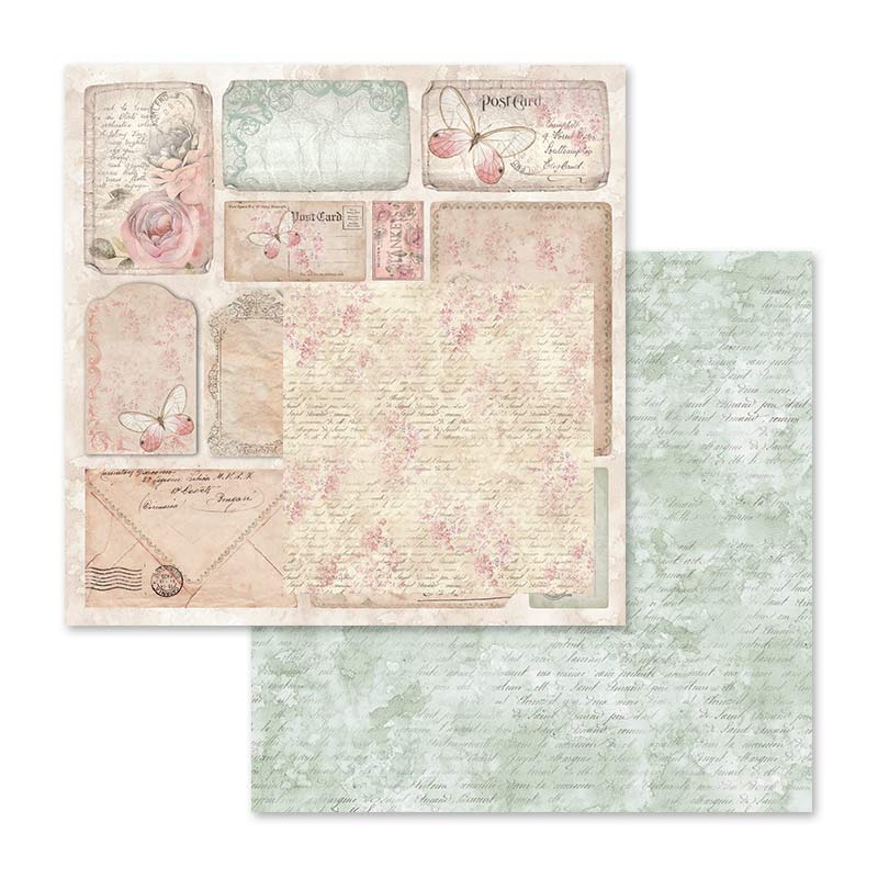 Stamperia Shabby Rose 12 x 12 Paper Pad
