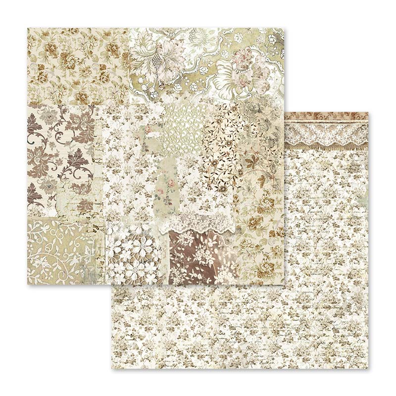 Stamperia Old Lace 12 x 12 Paper Pad