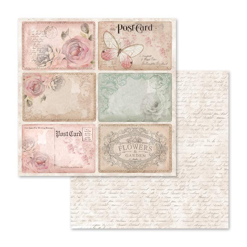 Stamperia Shabby Rose 12 x 12 Paper Pad