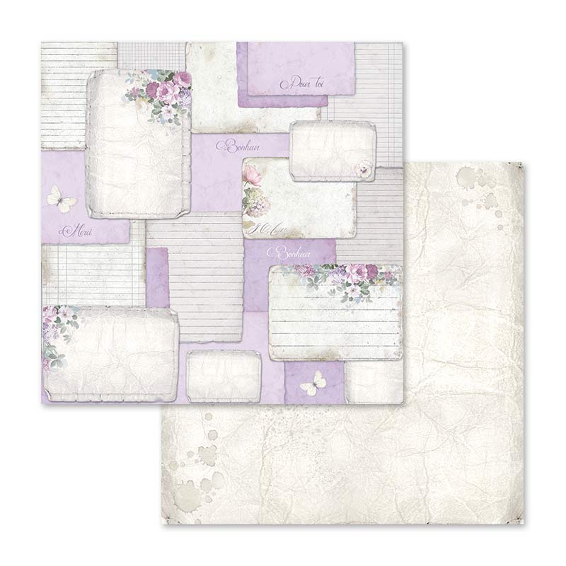 Stamperia Lilac Flowers 12 x 12 Paper Pad