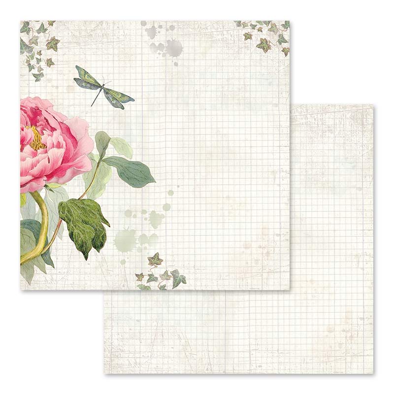 Letters and Flowers 12 x 12 paper pad Stamperia