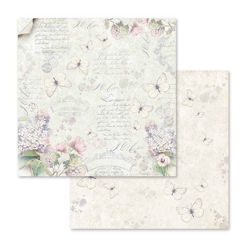 Stamperia Lilac Flowers 12 x 12 Paper Pad