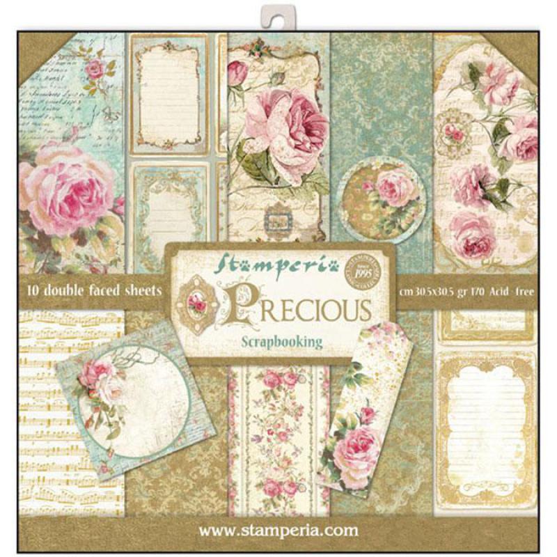 Stamperia Precious 12 x 12 Paper Pad