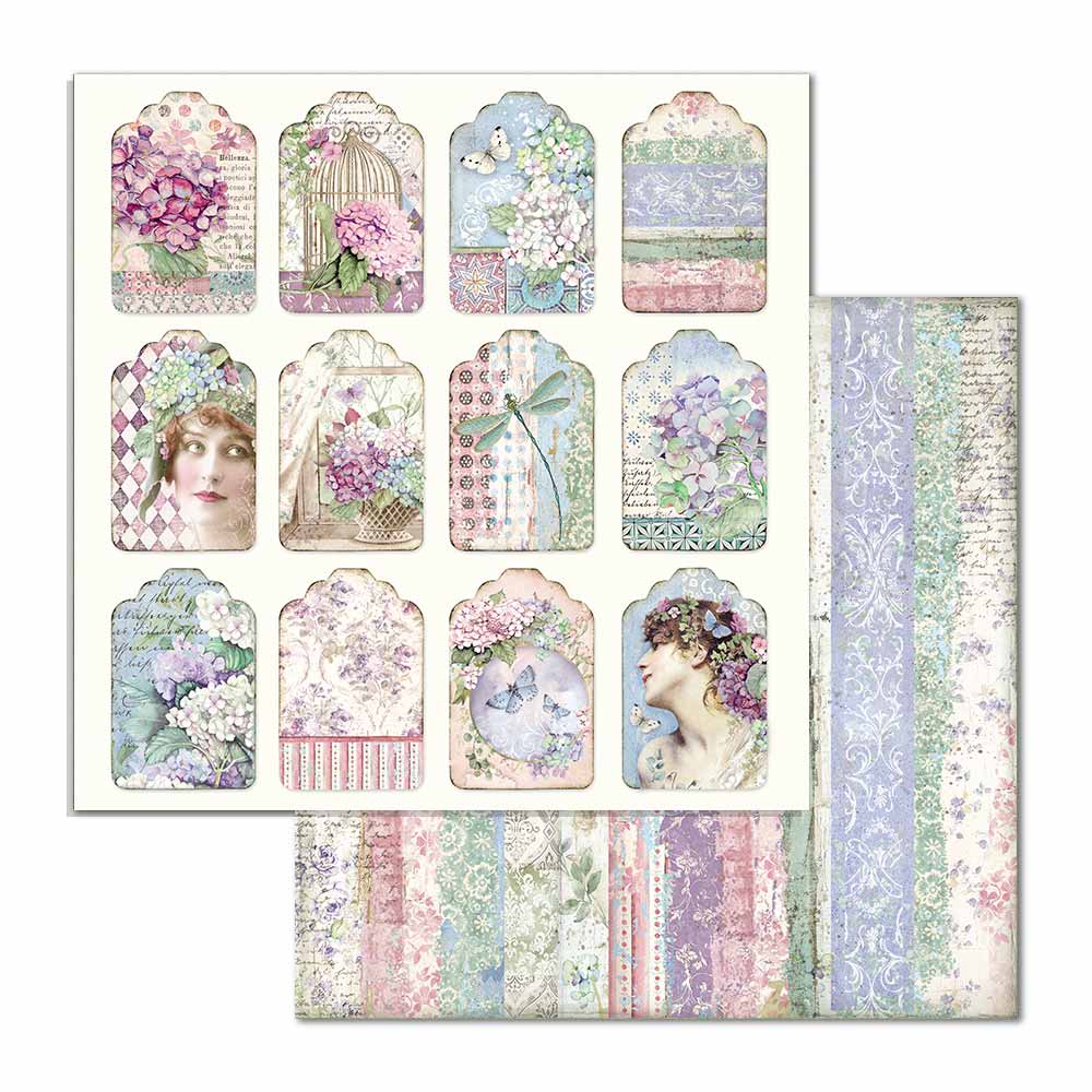 Hortensia 12 x 12 Paper Pad Stamperia