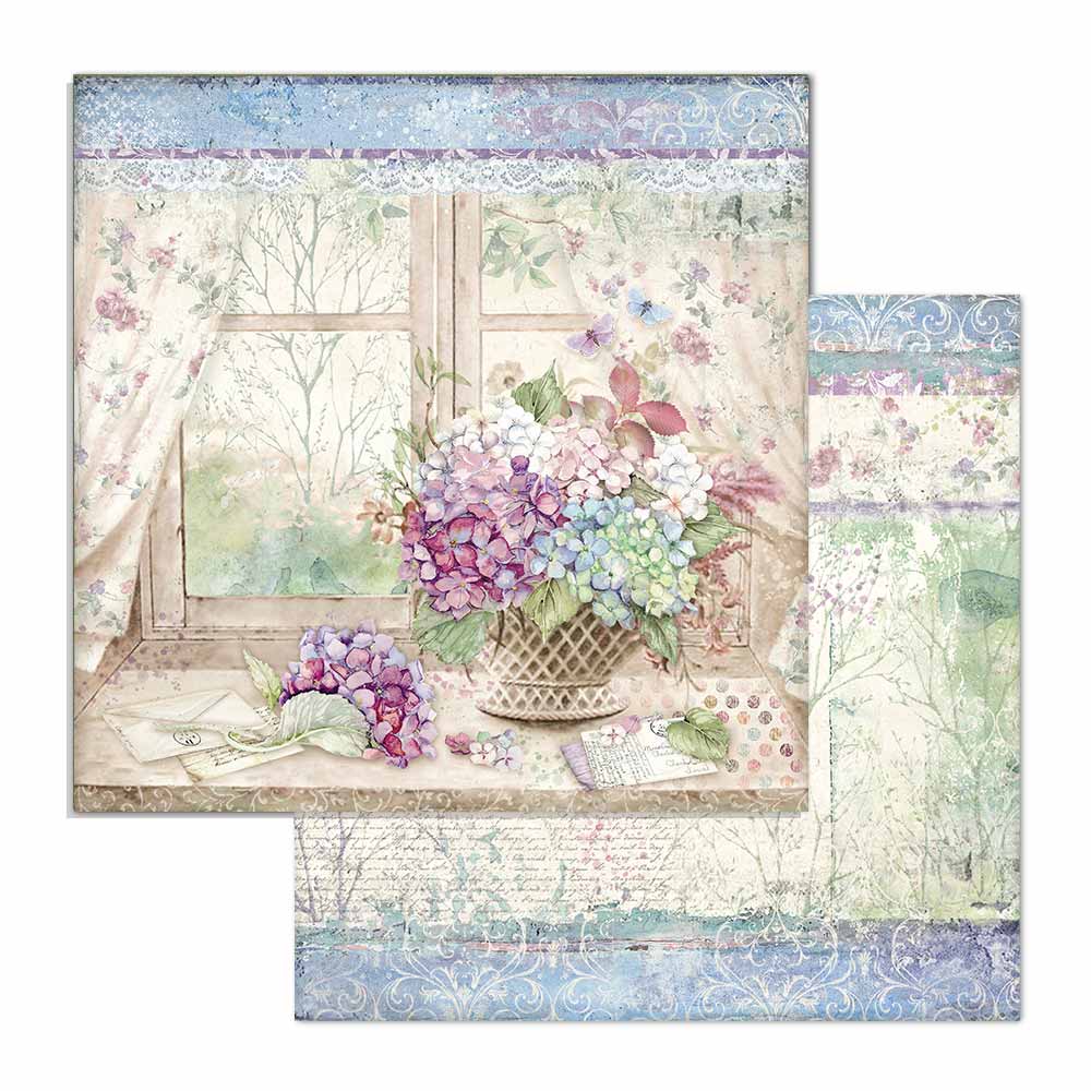 Hortensia 12 x 12 Paper Pad Stamperia