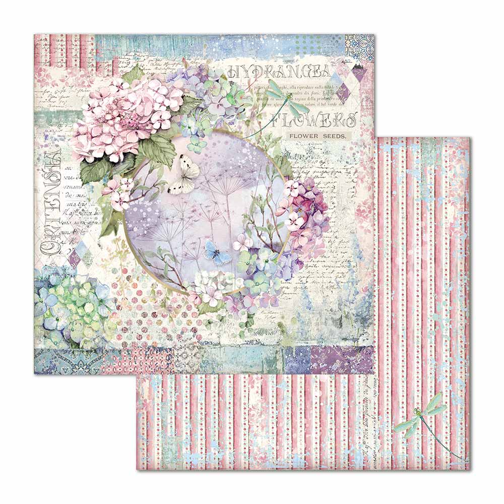 Hortensia 12 x 12 Paper Pad Stamperia