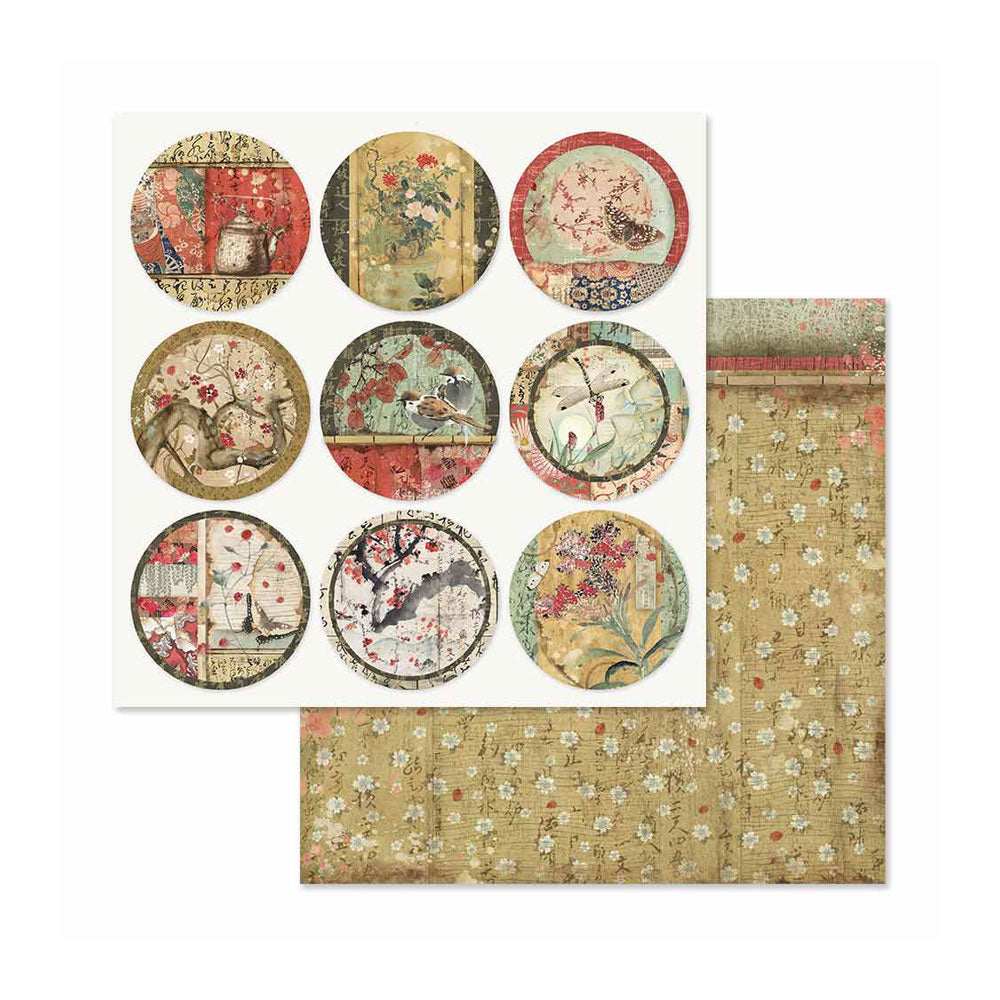 Stamperia Oriental Garden 8 x 8 Paper Pad