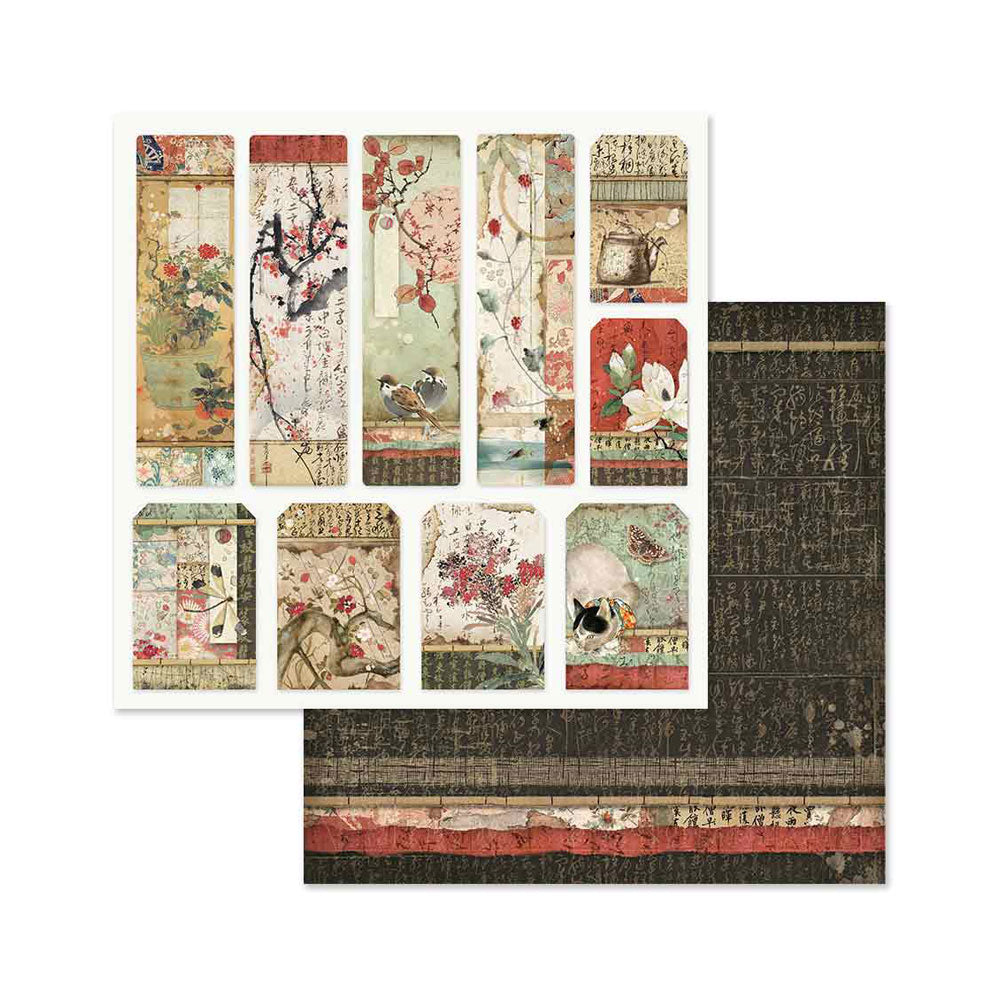 Stamperia Oriental Garden 8 x 8 Paper Pad