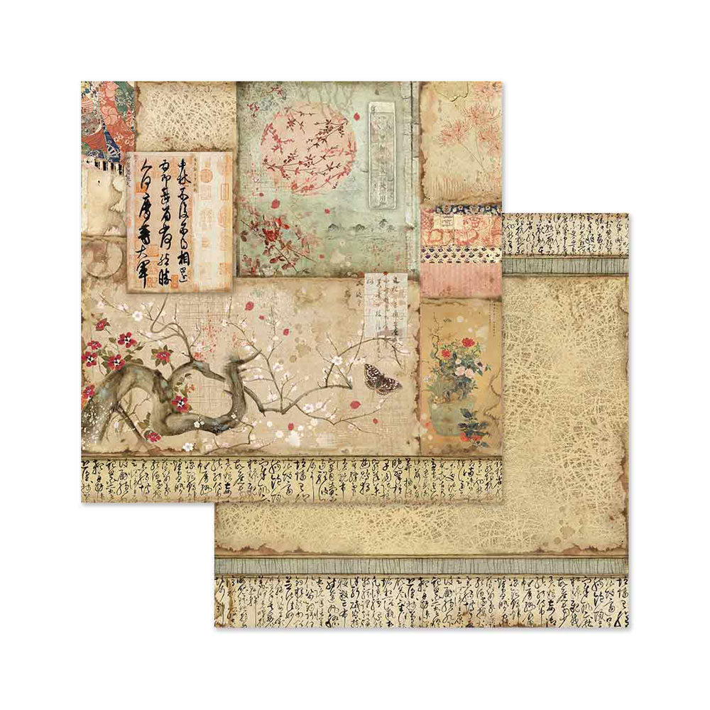 Stamperia Oriental Garden 8 x 8 Paper Pad