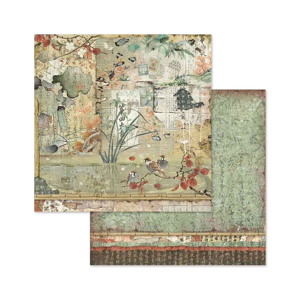 Stamperia Oriental Garden 8 x 8 Paper Pad