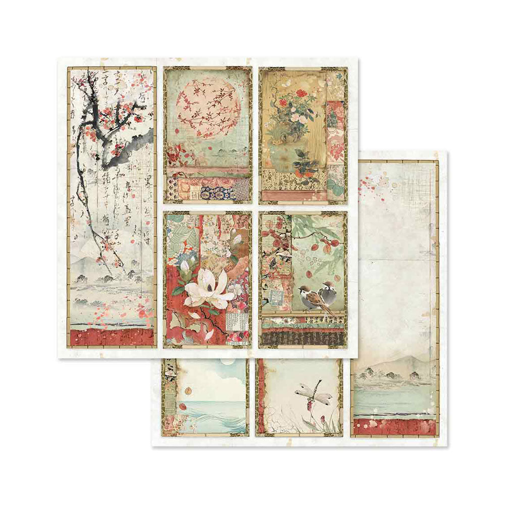 Stamperia Oriental Garden 8 x 8 Paper Pad