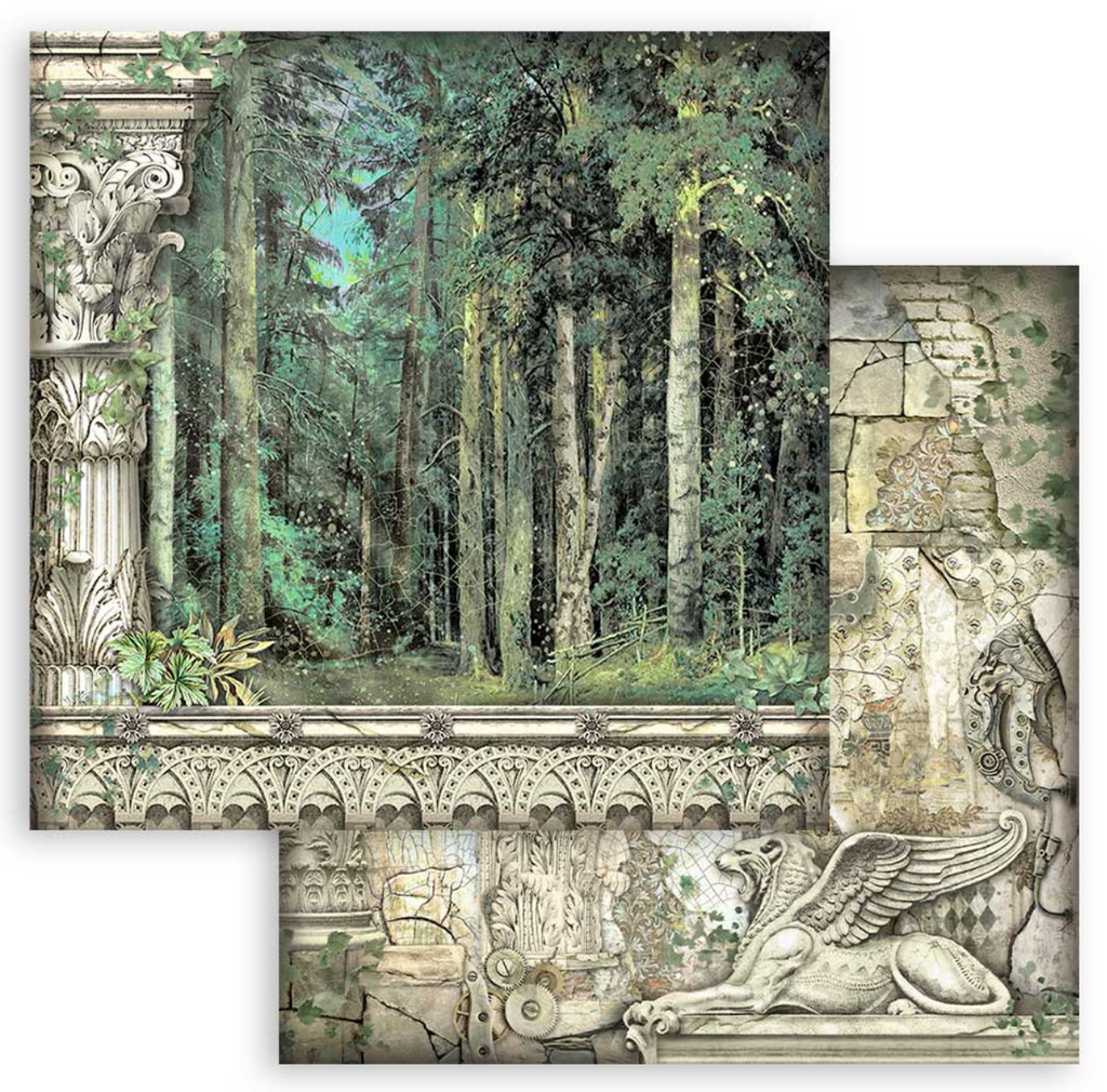 Magic Forest 8 x 8 Paper Pad Stamperia