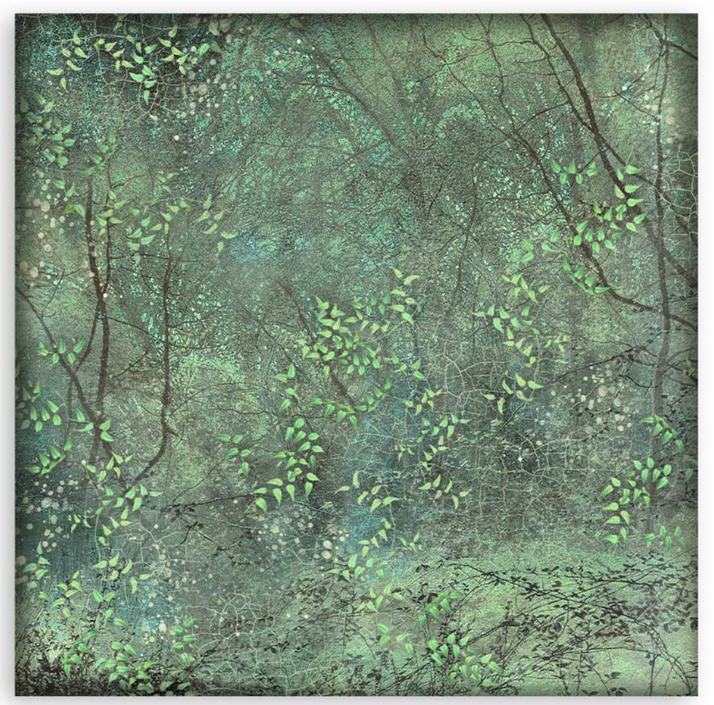 Magic Forest 12 x 12 Backgrounds Pad Stamperia