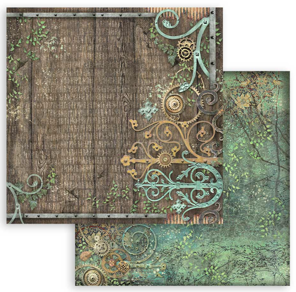 Magic Forest 12 x 12 Backgrounds Pad Stamperia
