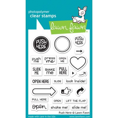 Push Here Stamp Set Lawn Fawn