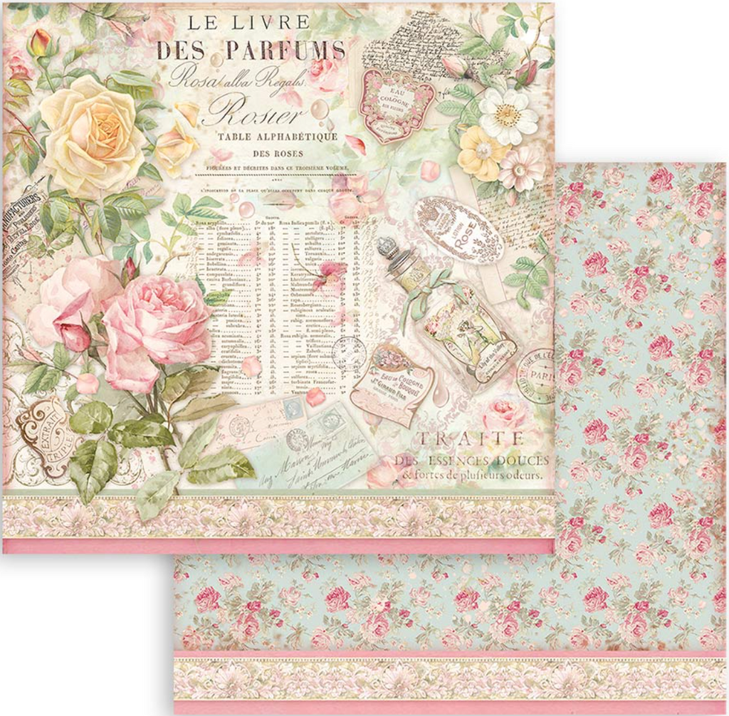 Rose Parfum 6 x 6 Pad Stamperia