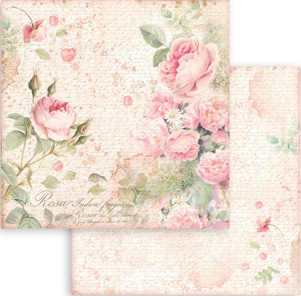 Rose Parfum 12 x 12 Pad Stamperia