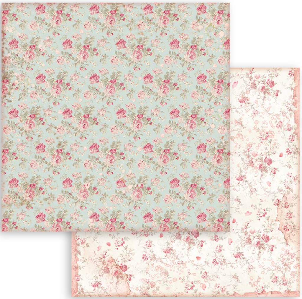 Rose Parfum 12 x 12 Backgrounds Pad Stamperia