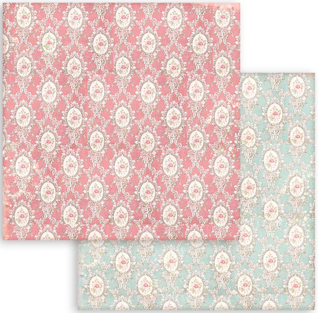 Rose Parfum 12 x 12 Backgrounds Pad Stamperia