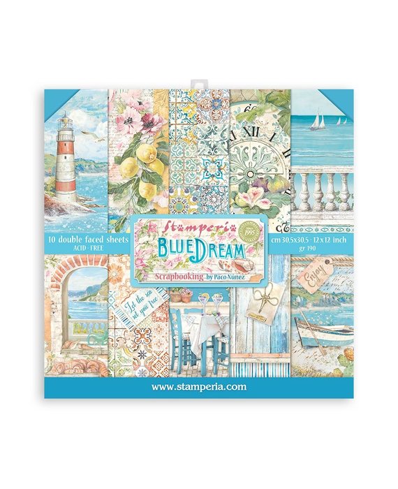 Blue Dream Paper Bundle Stamperia