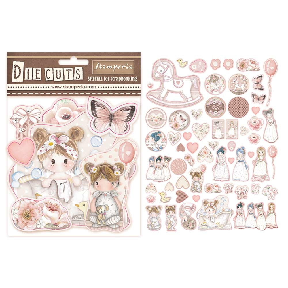 Little Girl Die Cuts by Stamperia