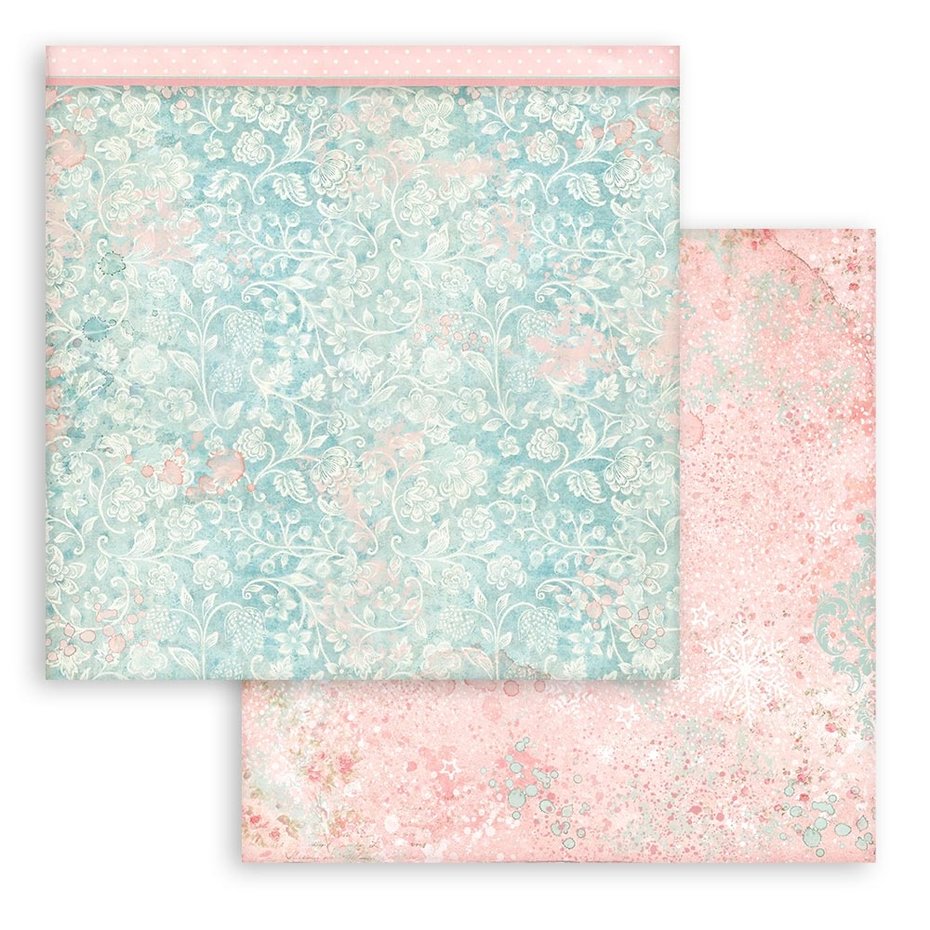Sweet Winter 8 x 8 Backgrounds Stamperia