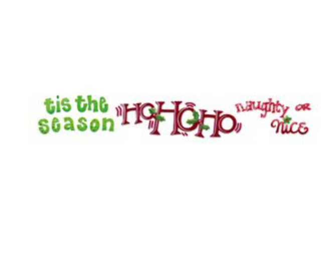 Tis the Season Phrases Decorative Strip Die Sizzix